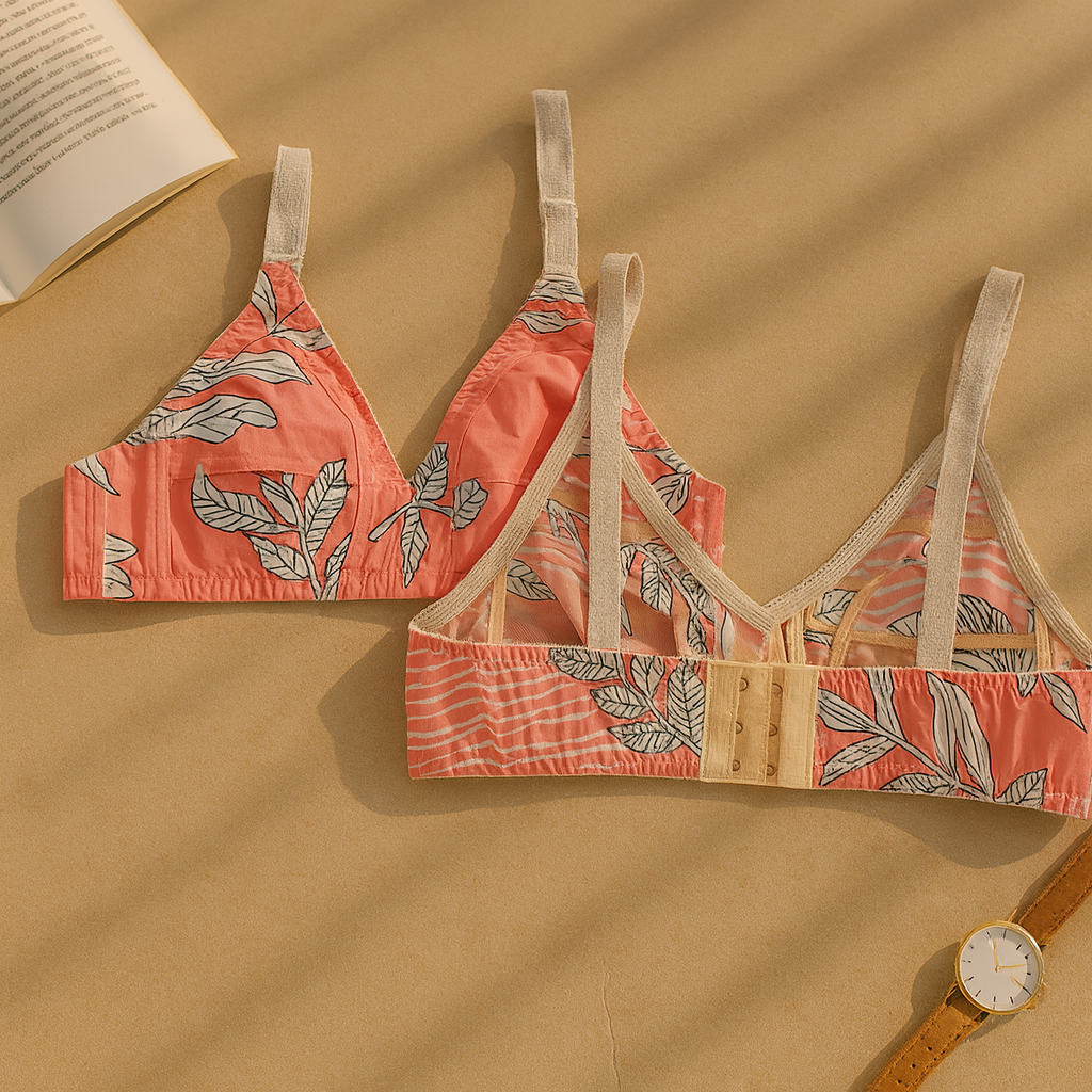 Colorfull Winter Cotton Bra (Thick Cotton )