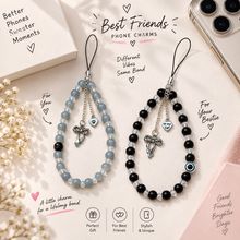 Load image into Gallery viewer, Best Friends Beaded Phone Charms – Pack  of 2
