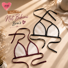 Load image into Gallery viewer, Pack of 2 Net Bikni Bra's
