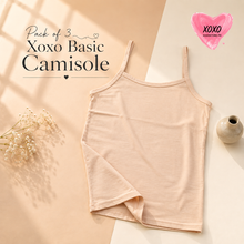 Load image into Gallery viewer, Pack of 3 Basic Essential Camisole
