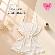 Load image into Gallery viewer, Pack of 3 Basic Essential Camisole
