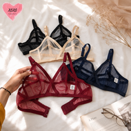 Pack of 4 Hollow Xoxo Soft Net Bra