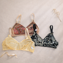 Load image into Gallery viewer, Pack of 3 Colorful Lawn Bra's
