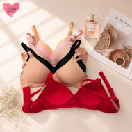 Single Padded Flower Design Soft Bra