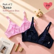 Pack of 2 Xoxo Soft Cotton Bra's