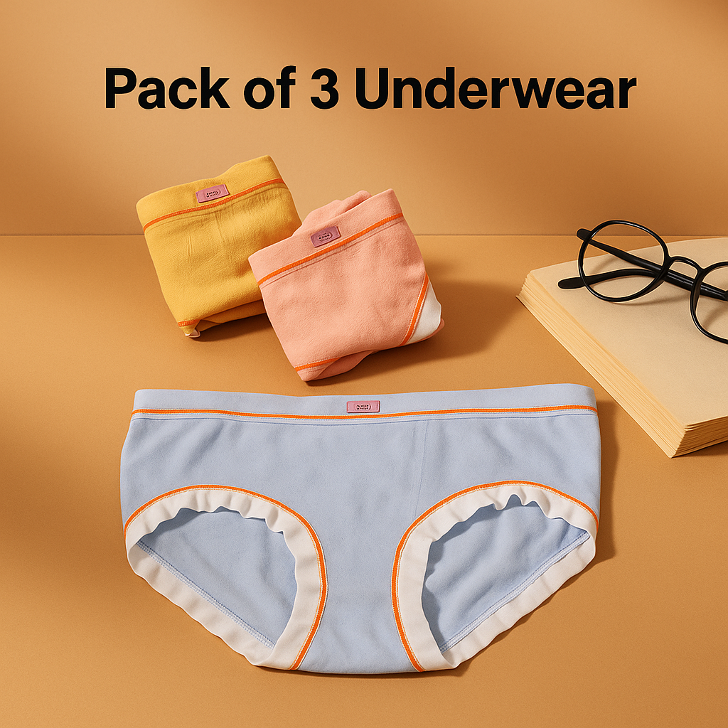 Pack of 3 Small Bow Style Underwear