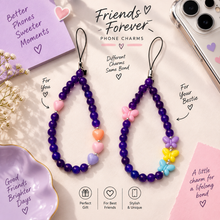 Load image into Gallery viewer, Best Friends Beaded Phone Charms – Pack  of 2
