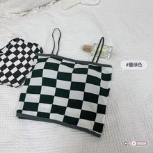 Load image into Gallery viewer, Chess Design Light Padded Camisole/Long Bra
