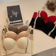 Single Padded Deep Cleavage Long Daily Wear Bra