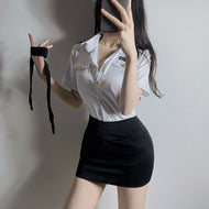 4 Piece Hostess Costume Nighty (5187)