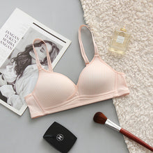Load image into Gallery viewer, Dotted Cross Type Soft &amp; Smooth Wireless Padded Bra
