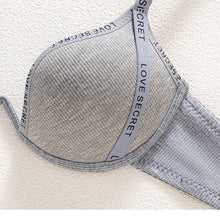 Load image into Gallery viewer, Double Padded Plunge Design Jersey Pushup Bra
