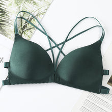 Load image into Gallery viewer, Front Open Hand Shaped Light Padded Strings Bra
