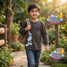 Load image into Gallery viewer, Dreamy Doodles Bugs Bunny Henley Boys Full-Sleeve Top
