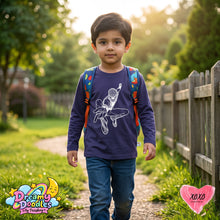 Load image into Gallery viewer, Dreamy Doodles Skater Boy Full-Sleeve Cotton Top
