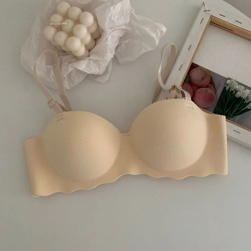 Hand Shape Breathable Half Cup Padded Bra
