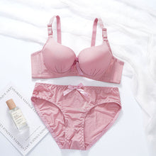 Load image into Gallery viewer, Elastane Wired Medium Padded Push Up Bra &amp; Panty Set
