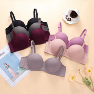 Pearls Padded Half Cup Wired Pushup Bra With Removeable Straps