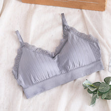 Load image into Gallery viewer, Thin Strips Soft Lace Design Daily Wear Bralette
