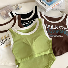 Load image into Gallery viewer, SOULSTAR Written Light Padded  Vest/Camisole
