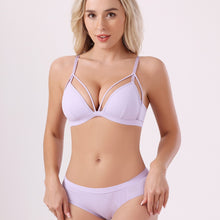 Load image into Gallery viewer, Smooth Cotton Double String Daily Wear Bra &amp; Panty Set
