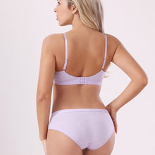 Load image into Gallery viewer, Smooth Cotton Double String Daily Wear Bra &amp; Panty Set
