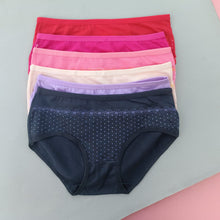 Load image into Gallery viewer, Mid Dotted Cotton  Underwear
