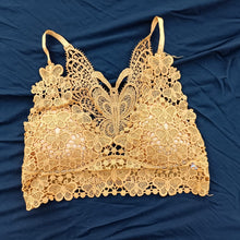 Load image into Gallery viewer, Butterfly Back Crochet Bra
