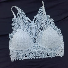 Load image into Gallery viewer, Butterfly Back Crochet Bra
