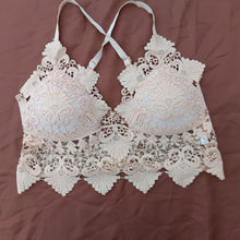 Load image into Gallery viewer, Cross Straps Crochet Bra
