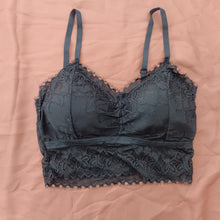 Load image into Gallery viewer, Cross Back Net Bralete with Removeable Pads
