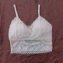 Load image into Gallery viewer, Cross Back Net Bralete with Removeable Pads
