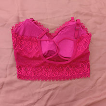 Load image into Gallery viewer, Cross Back Net Bralete with Removeable Pads
