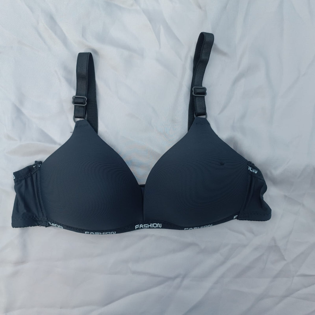 Fashion Written Soft & Smooth Wireless Padded Bra