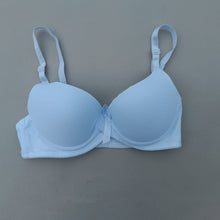 Load image into Gallery viewer, Front Bow Soft Padded Wired Bra with Removeable Straps
