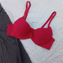 Load image into Gallery viewer, Front Bow Soft Padded Wired Bra with Removeable Straps

