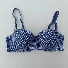 Load image into Gallery viewer, Dotted Smooth Half Cup Wired Bra with Removeable Straps

