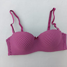 Load image into Gallery viewer, Dotted Smooth Half Cup Wired Bra with Removeable Straps
