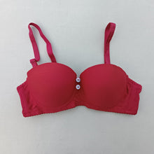 Load image into Gallery viewer, Button Style Half Cup Wired Pushup Bra with Removeable Straps
