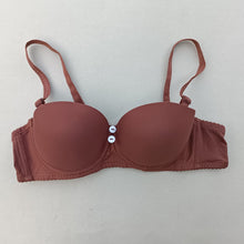 Load image into Gallery viewer, Button Style Half Cup Wired Pushup Bra with Removeable Straps
