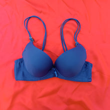 Load image into Gallery viewer, Double Stripped Wired  Bow Padded Bra with Removeable Straps
