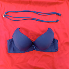 Load image into Gallery viewer, Double Stripped Wired  Bow Padded Bra with Removeable Straps

