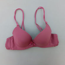 Load image into Gallery viewer, Double Stripped Wired  Bow Padded Bra with Removeable Straps
