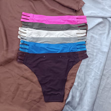 Load image into Gallery viewer, Stripped Thongs Type Underwear
