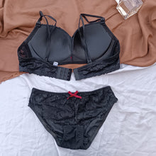 Load image into Gallery viewer, Elegant Bow Single Padded Removeable Strips Bra Set

