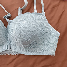 Load image into Gallery viewer, Front Open Net Laced Padded Bra
