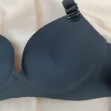 Load image into Gallery viewer, Black Orange Foamy Flower Soft &amp; Smooth Padded Bra
