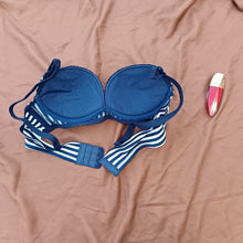 Load image into Gallery viewer, Xoxo Elegant Strips Style  Padded Bra With Removeable Straps
