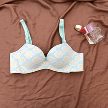 Load image into Gallery viewer, Lemon Print Wide Straps Double Padded Bra With Removeable Straps
