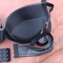 Load image into Gallery viewer, Wired Foamy Double Padded Thin Straps Pushup Bra With Changing Color Panty
